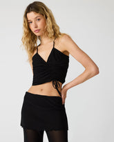 JUDEE KNIT TOP BLACK